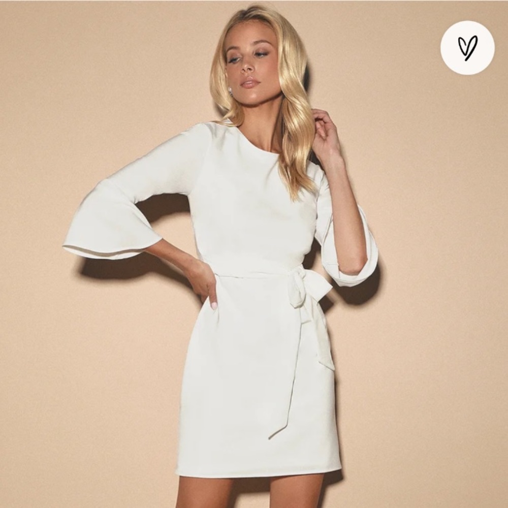 Lulu’s Last Love Song Tie Waist Dress